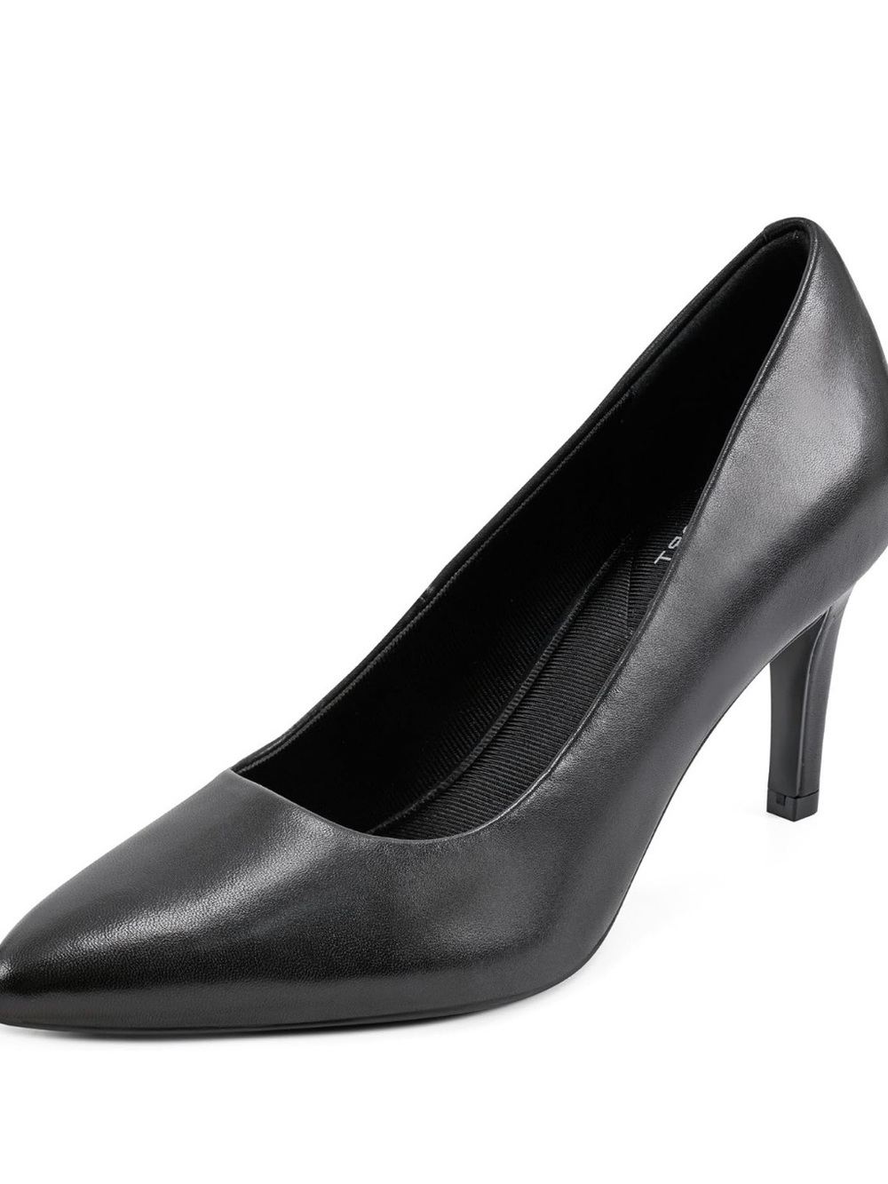 Rockport Black In Motion Trutech Comfort Pointed Toe Mid-Heel Pump